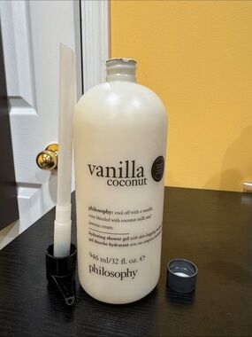 Philosophy Vanilla Coconut Hydrating Shower Gel - 32 oz with pump BN&S